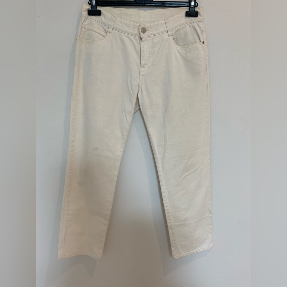 NWT Stella McCartney Tomboy White Jeans Size 28
